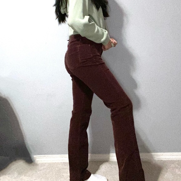 Patagonia Pants - Patagonia Straight Leg Pants in Deep Burgundy